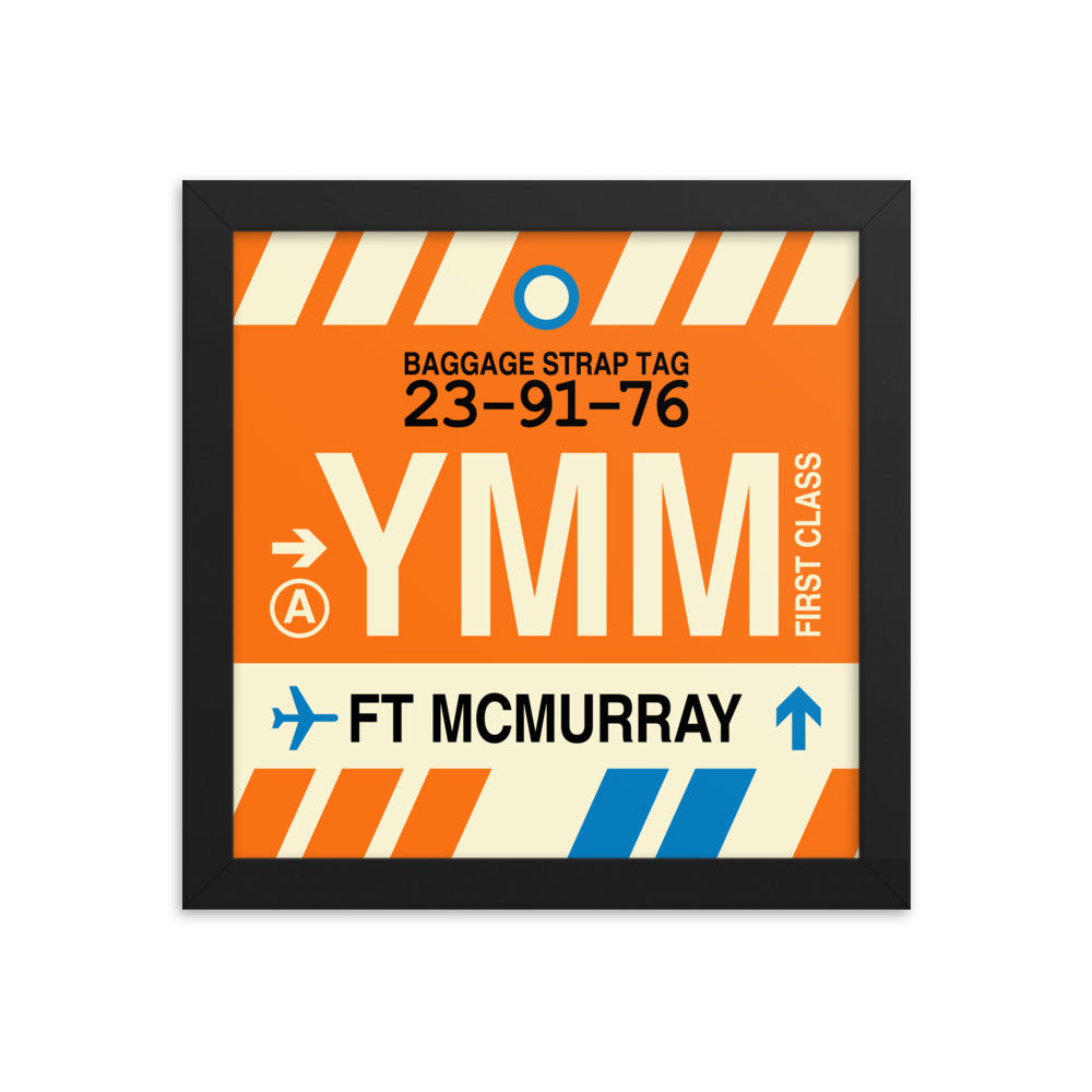 Travel-Themed Framed Print • YMM Fort McMurray • YHM Designs - Image 01