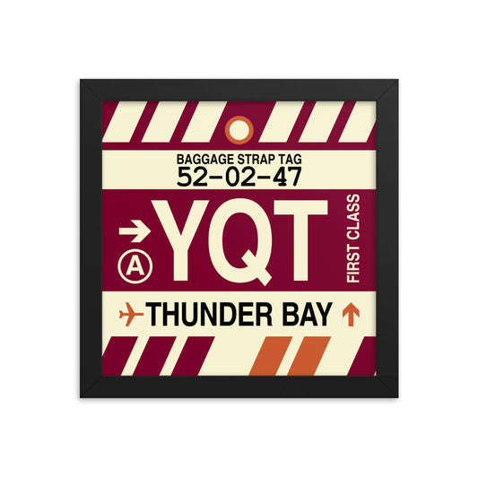 Travel-Themed Framed Print • YQT Thunder Bay • YHM Designs - Image 01