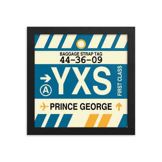 Travel-Themed Framed Print • YXS Prince George • YHM Designs - Image 01