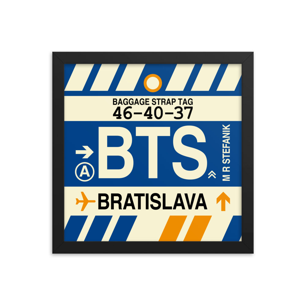 Travel-Themed Framed Print • BTS Bratislava Souvenir • YHM Designs - Image 02