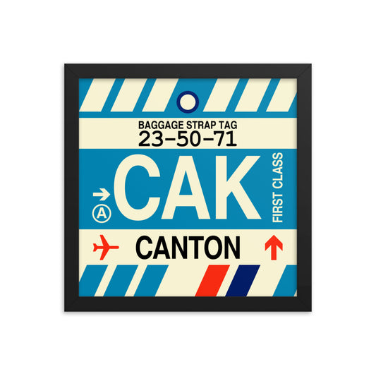Travel-Themed Framed Print • CAK Canton Souvenir • YHM Designs - Image 02