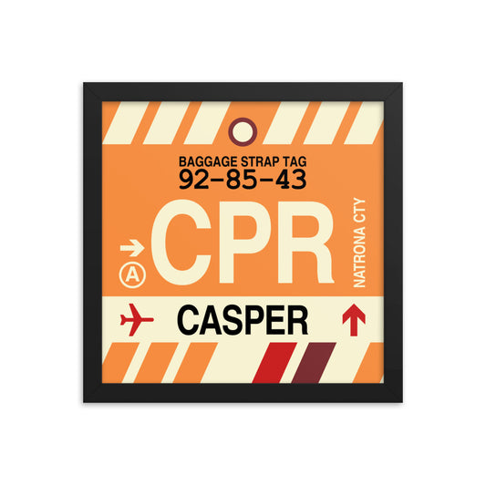 Travel-Themed Framed Print • CPR Casper Souvenir • YHM Designs - Image 02