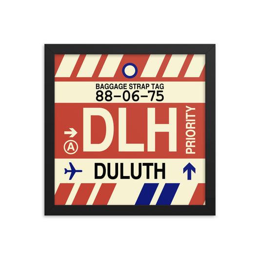 Travel-Themed Framed Print • DLH Duluth Souvenir • YHM Designs - Image 02