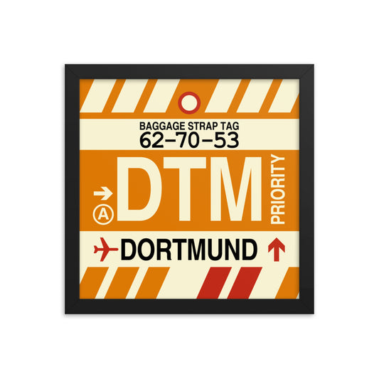 Travel-Themed Framed Print • DTM Dortmund Souvenir • YHM Designs - Image 02