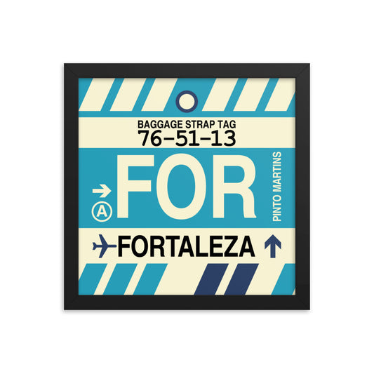 Travel-Themed Framed Print • FOR Fortaleza Souvenir • YHM Designs - Image 02