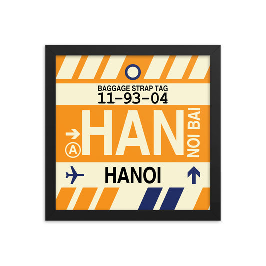 Travel-Themed Framed Print • HAN Hanoi Souvenir • YHM Designs - Image 02