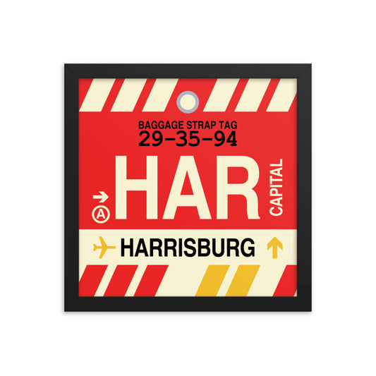 Travel-Themed Framed Print • HAR Harrisburg Souvenir • YHM Designs - Image 02