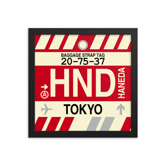 Travel-Themed Framed Print • HND Tokyo • YHM Designs - Image 02