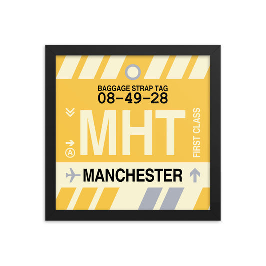 Travel-Themed Framed Print • MHT Manchester Souvenir • YHM Designs - Image 02