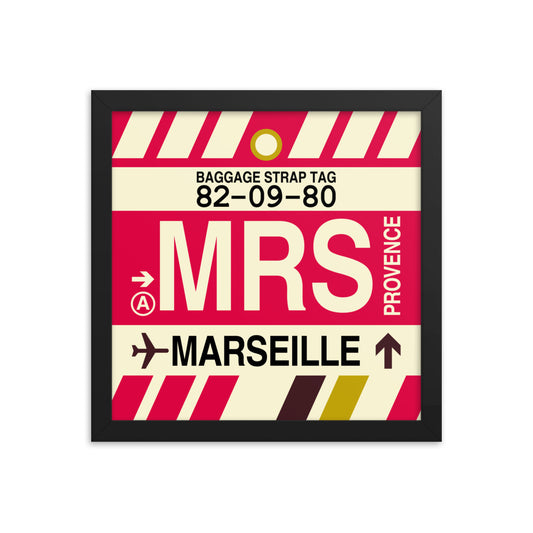 Travel-Themed Framed Print • MRS Marseille Souvenir • YHM Designs - Image 02