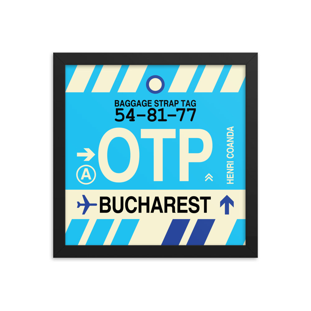 Travel-Themed Framed Print • OTP Bucharest Souvenir • YHM Designs - Image 02