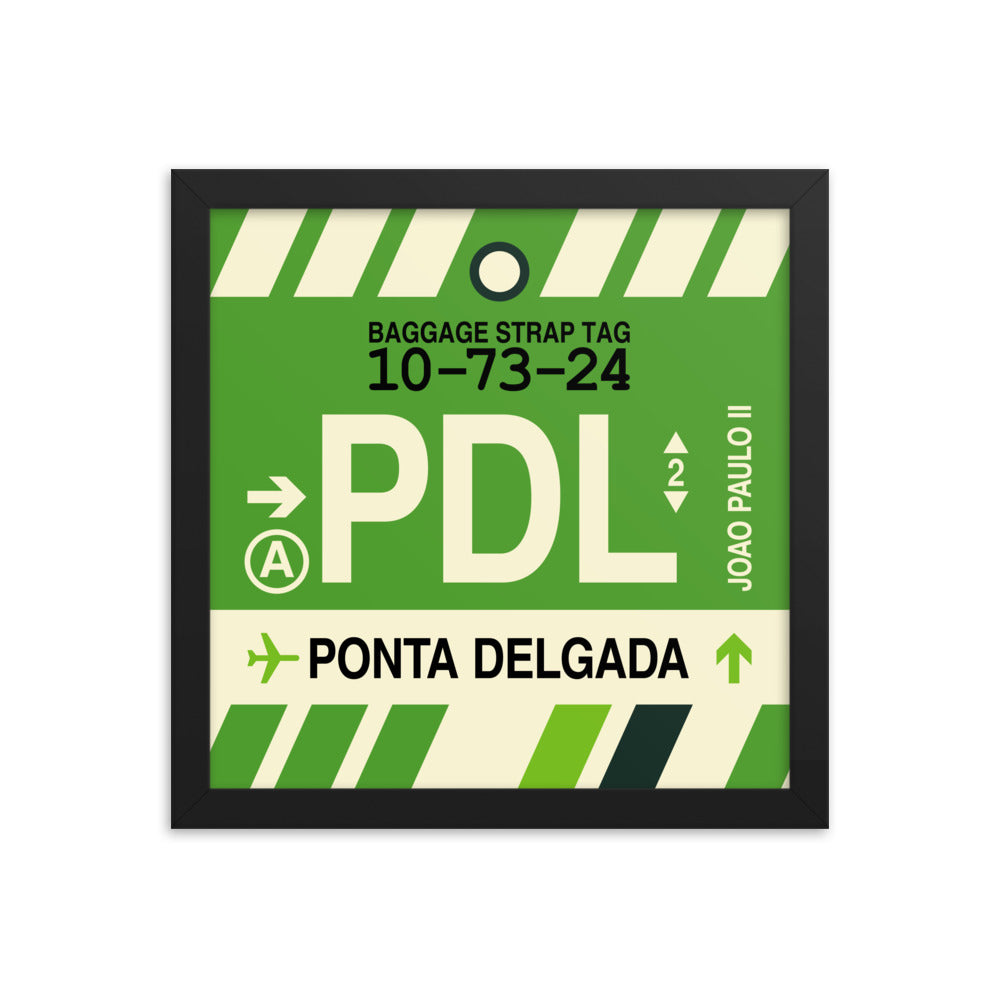 Travel-Themed Framed Print • PDL Ponta Delgada • YHM Designs - Image 02