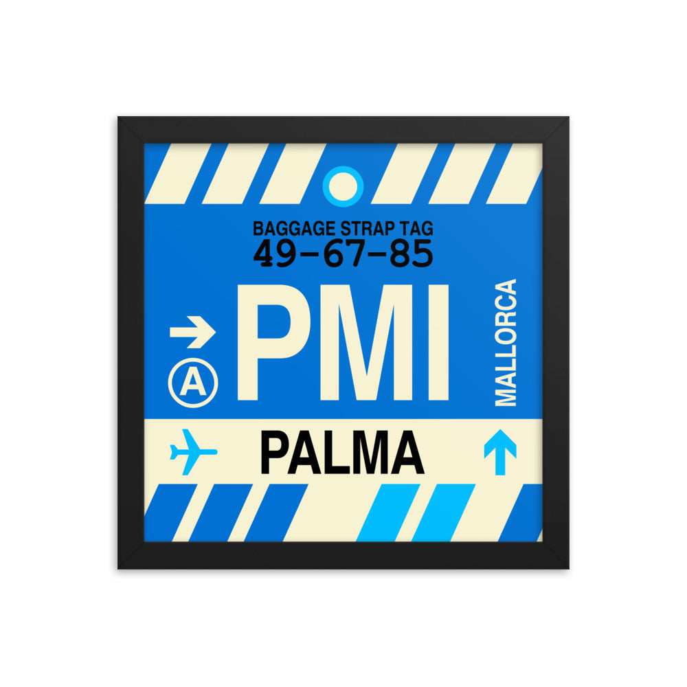 Travel-Themed Framed Print • PMI Palma de Mallorca Souvenir • YHM Designs - Image 02