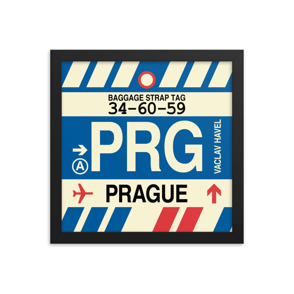 Travel-Themed Framed Print • PRG Prague Souvenir • YHM Designs - Image 02