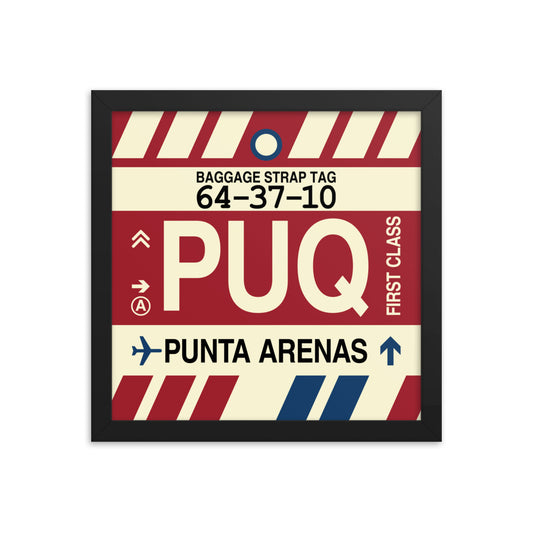 Travel-Themed Framed Print • PUQ Punta Arenas Souvenir • YHM Designs - Image 02