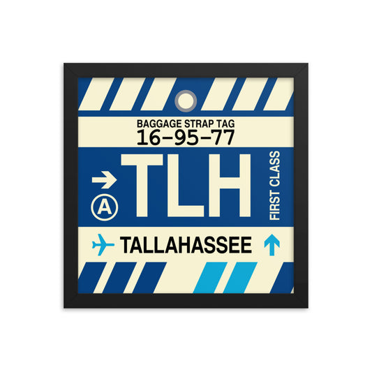 Travel-Themed Framed Print • TLH Tallahassee Souvenir • YHM Designs - Image 02