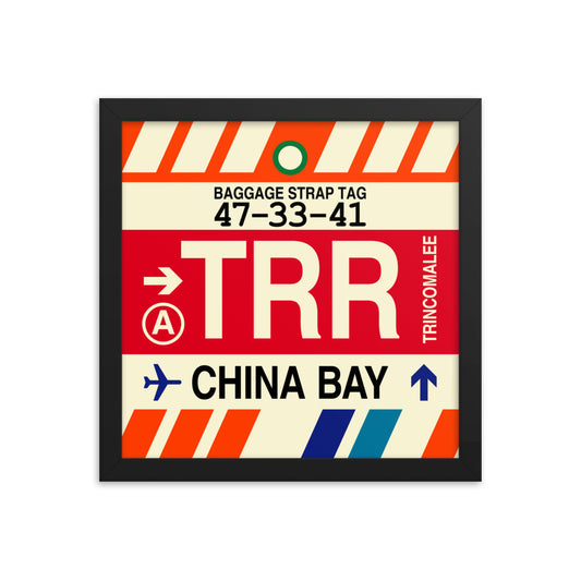 Travel-Themed Framed Print • TRR China Bay Souvenir • YHM Designs - Image 02