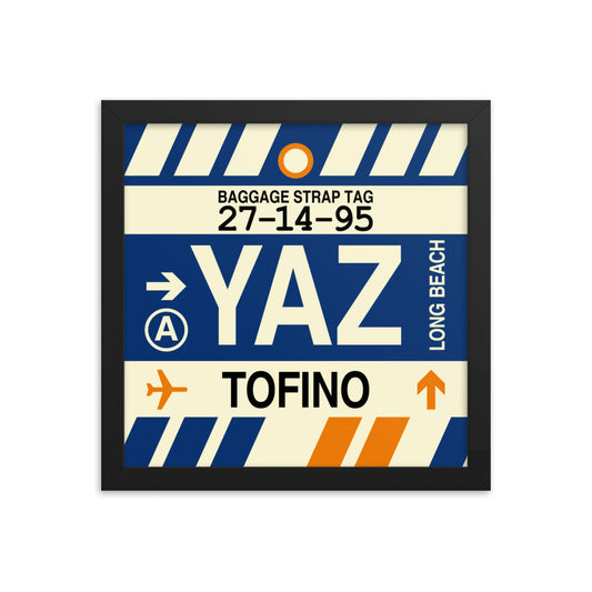 Travel-Themed Framed Print • YAZ Tofino Souvenir • YHM Designs - Image 02
