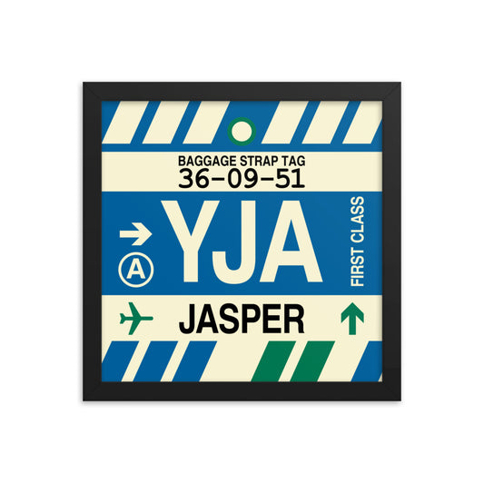 Travel-Themed Framed Print • YJA Jasper Souvenir • YHM Designs - Image 02