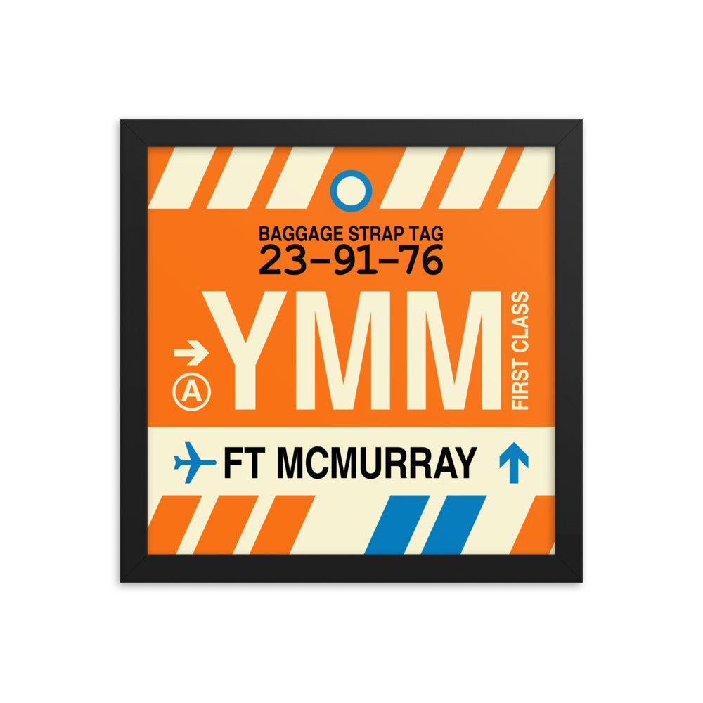 Travel-Themed Framed Print • YMM Fort McMurray • YHM Designs - Image 02