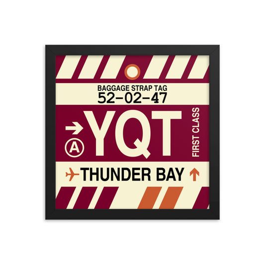 Travel-Themed Framed Print • YQT Thunder Bay Souvenir • YHM Designs - Image 02