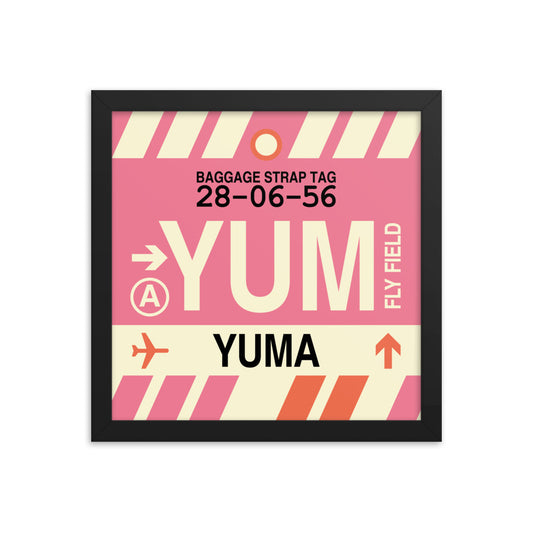 Travel-Themed Framed Print • YUM Yuma Souvenir • YHM Designs - Image 02