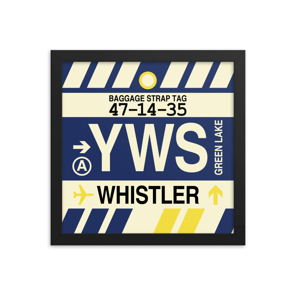 Travel-Themed Framed Print • YWS Whistler • YHM Designs - Image 02