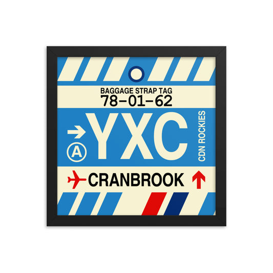 Travel-Themed Framed Print • YXC Cranbrook Souvenir • YHM Designs - Image 02