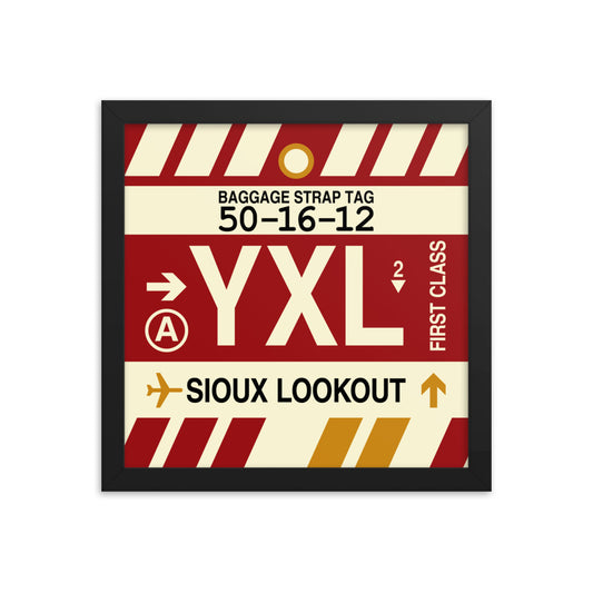 Travel-Themed Framed Print • YXL Sioux Lookout Souvenir • YHM Designs - Image 02