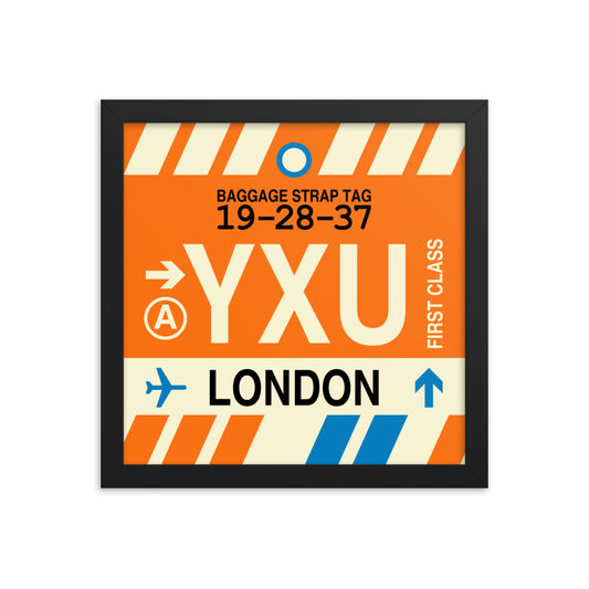 Travel-Themed Framed Print • YXU London Souvenir • YHM Designs - Image 02