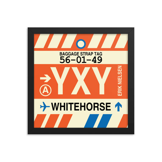 Travel-Themed Framed Print • YXY Whitehorse Souvenir • YHM Designs - Image 02