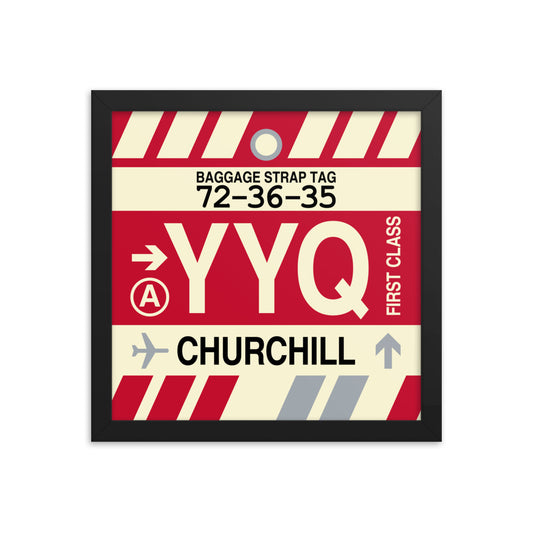 Travel-Themed Framed Print • YYQ Churchill Souvenir • YHM Designs - Image 02