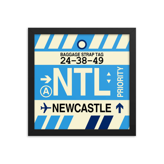 Travel-Themed Framed Print • NTL Newcastle Souvenir • YHM Designs - Image 02
