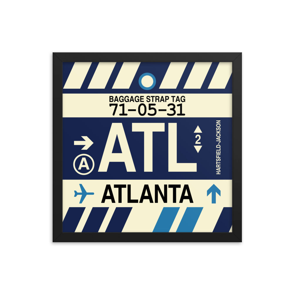 Travel-Themed Framed Print • ATL Atlanta Souvenir • YHM Designs - Image 03