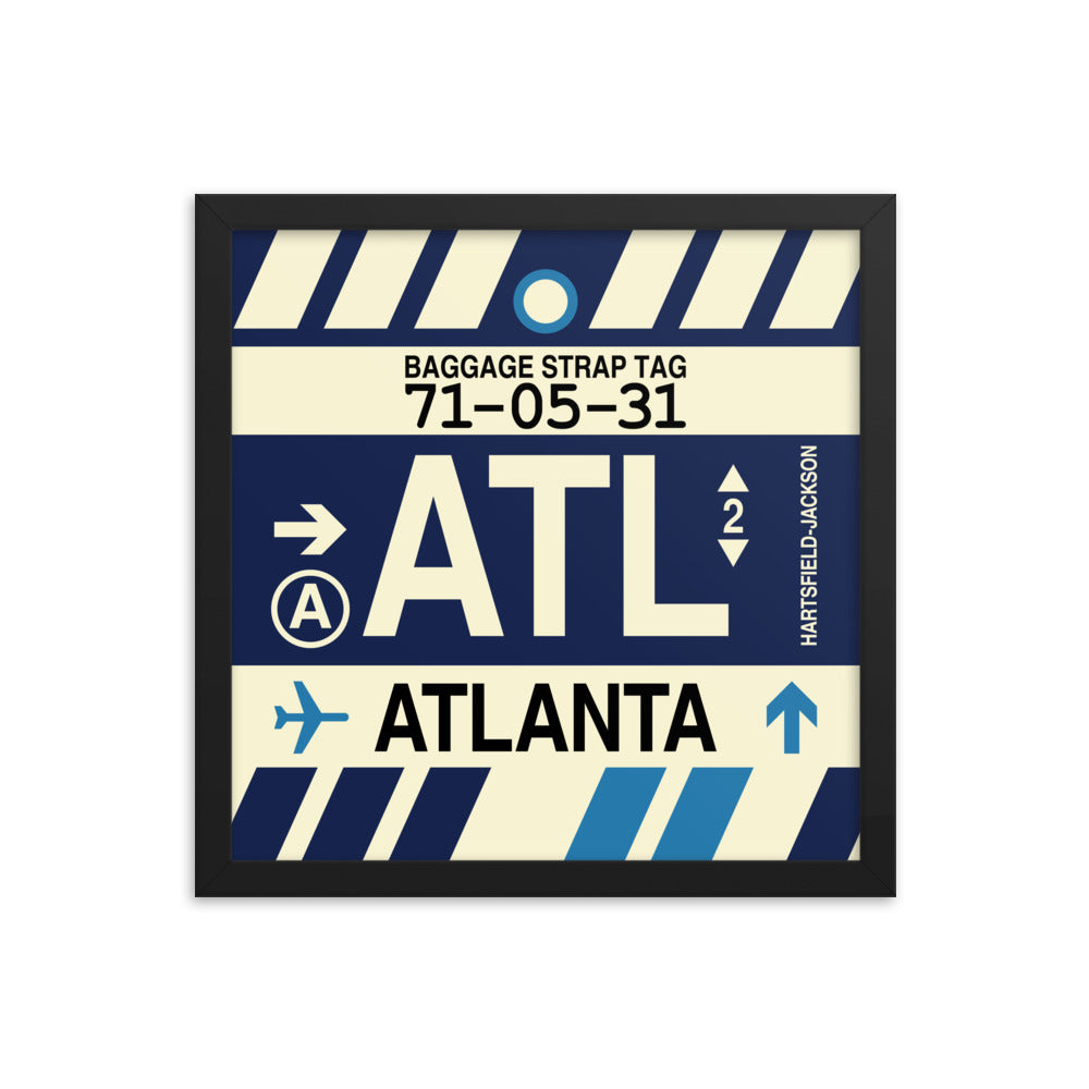 Travel-Themed Framed Print • ATL Atlanta • YHM Designs - Image 03