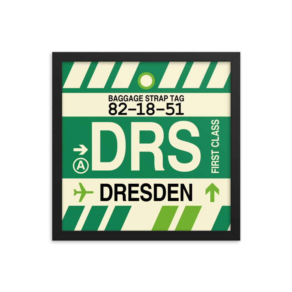 Travel-Themed Framed Print • DRS Dresden Souvenir • YHM Designs - Image 03