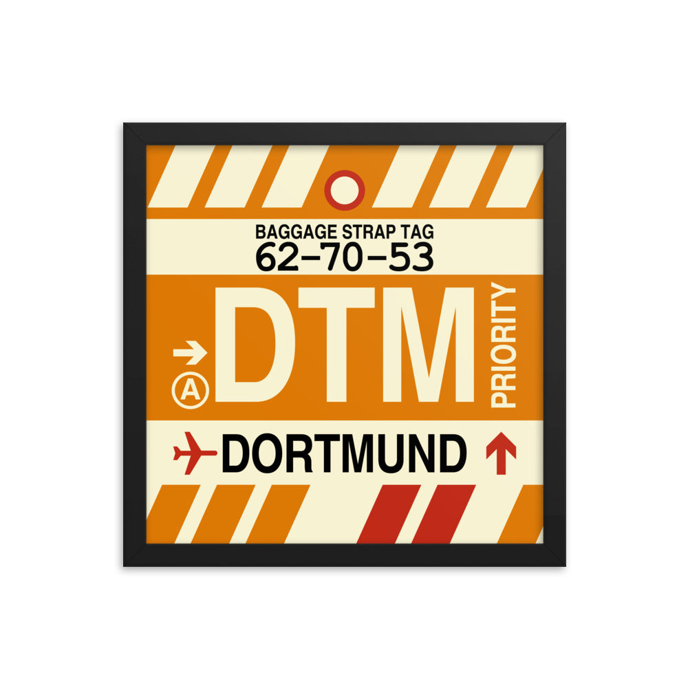 Travel-Themed Framed Print • DTM Dortmund Souvenir • YHM Designs - Image 03