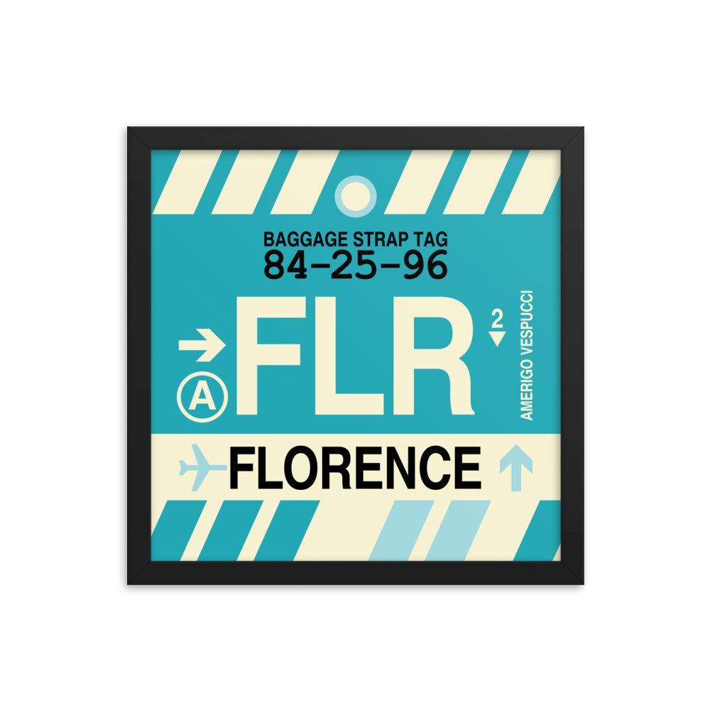 Travel-Themed Framed Print • FLR Florence Souvenir • YHM Designs - Image 03