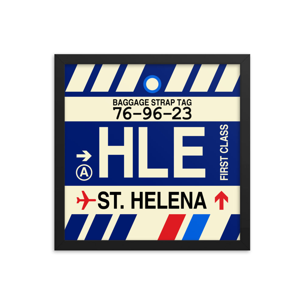 Travel-Themed Framed Print • HLE St. Helena • YHM Designs - Image 03