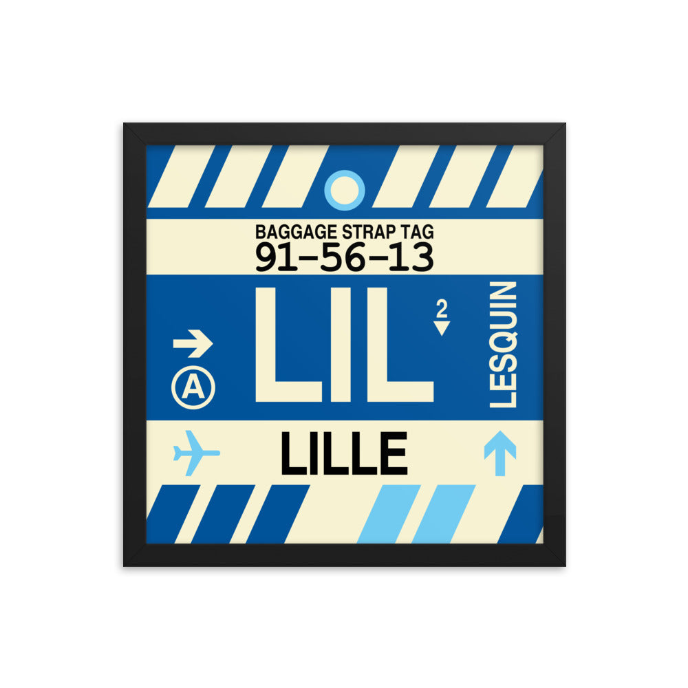 Travel-Themed Framed Print • LIL Lille • YHM Designs - Image 03