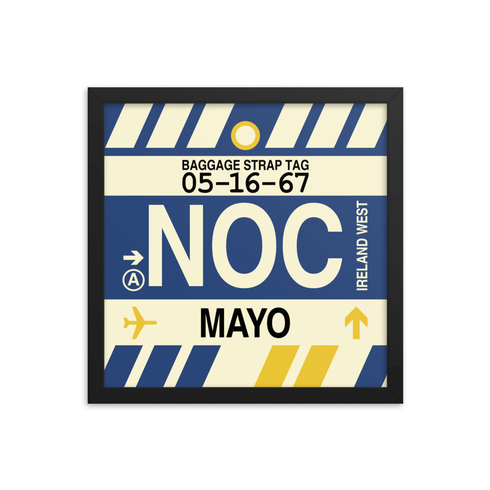 Travel-Themed Framed Print • NOC Mayo Souvenir • YHM Designs - Image 03