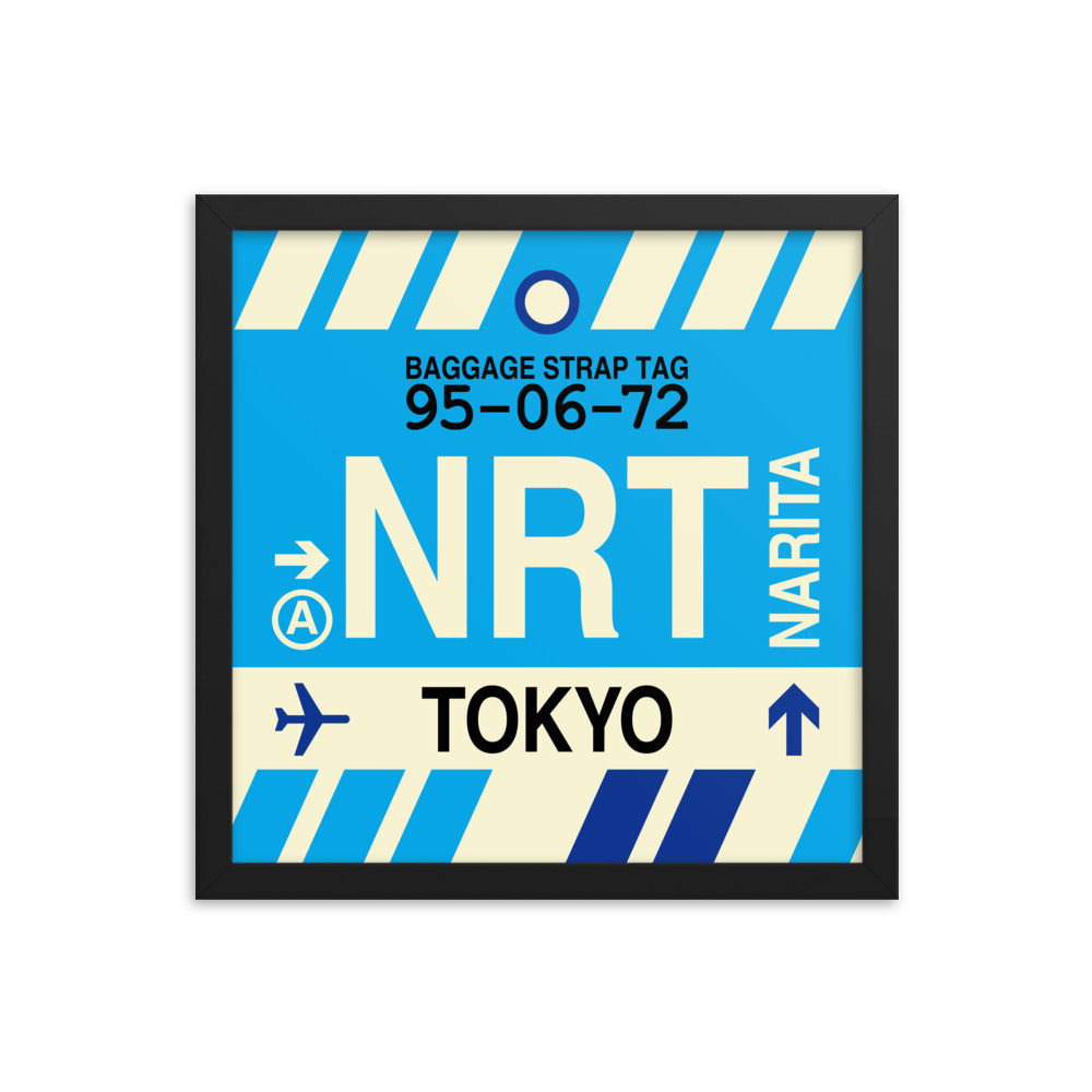 Travel-Themed Framed Print • NRT Tokyo Souvenir • YHM Designs - Image 03