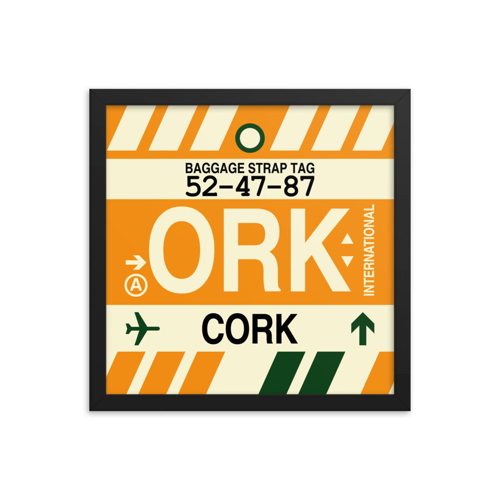 Travel-Themed Framed Print • ORK Cork Souvenir • YHM Designs - Image 03