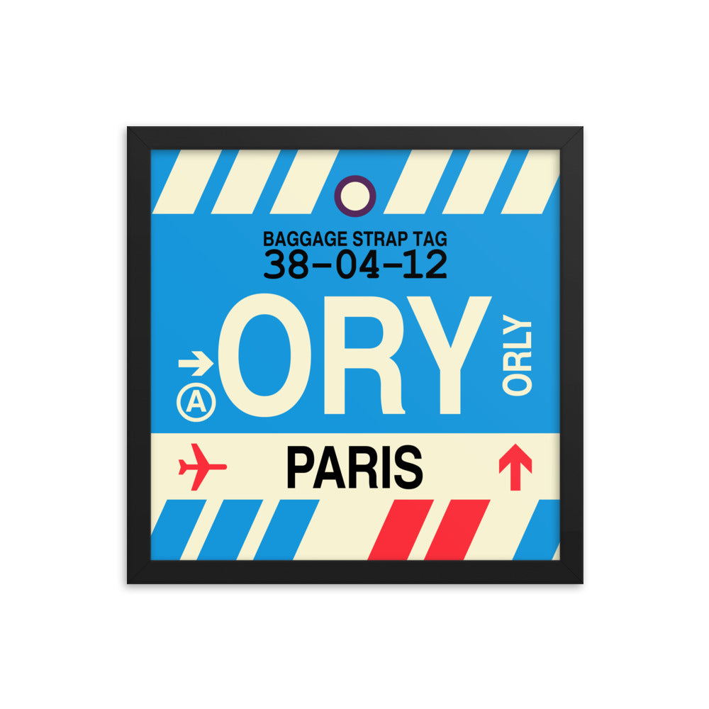 Travel-Themed Framed Print • ORY Paris Souvenir • YHM Designs - Image 03