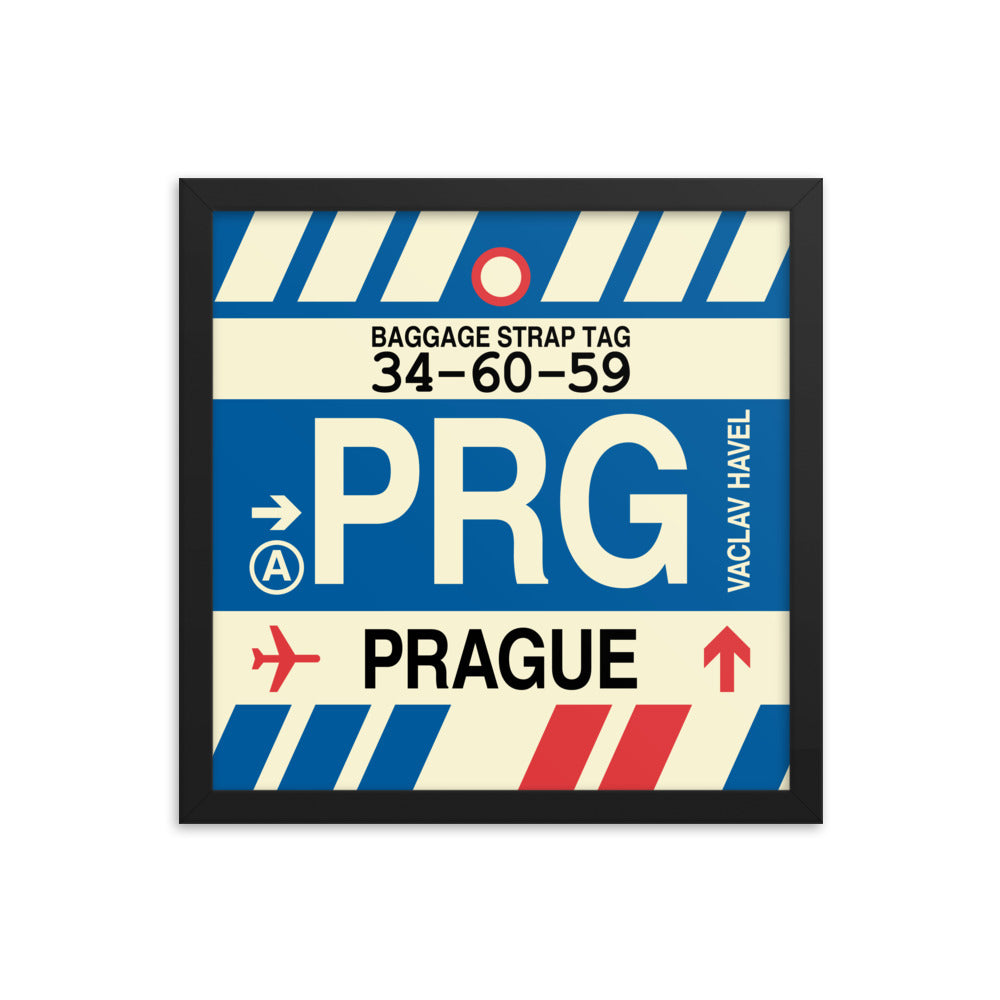 Travel-Themed Framed Print • PRG Prague Souvenir • YHM Designs - Image 03