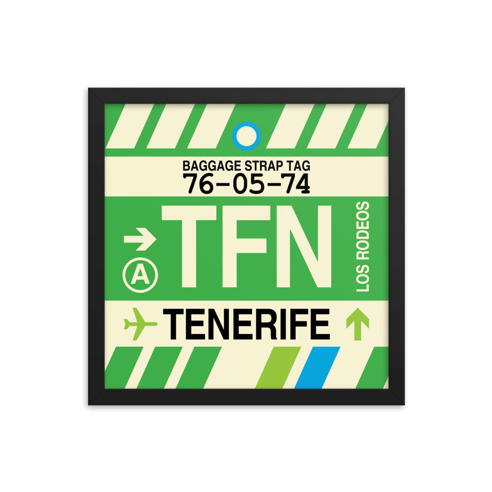 Travel-Themed Framed Print • TFN Tenerife Souvenir • YHM Designs - Image 03