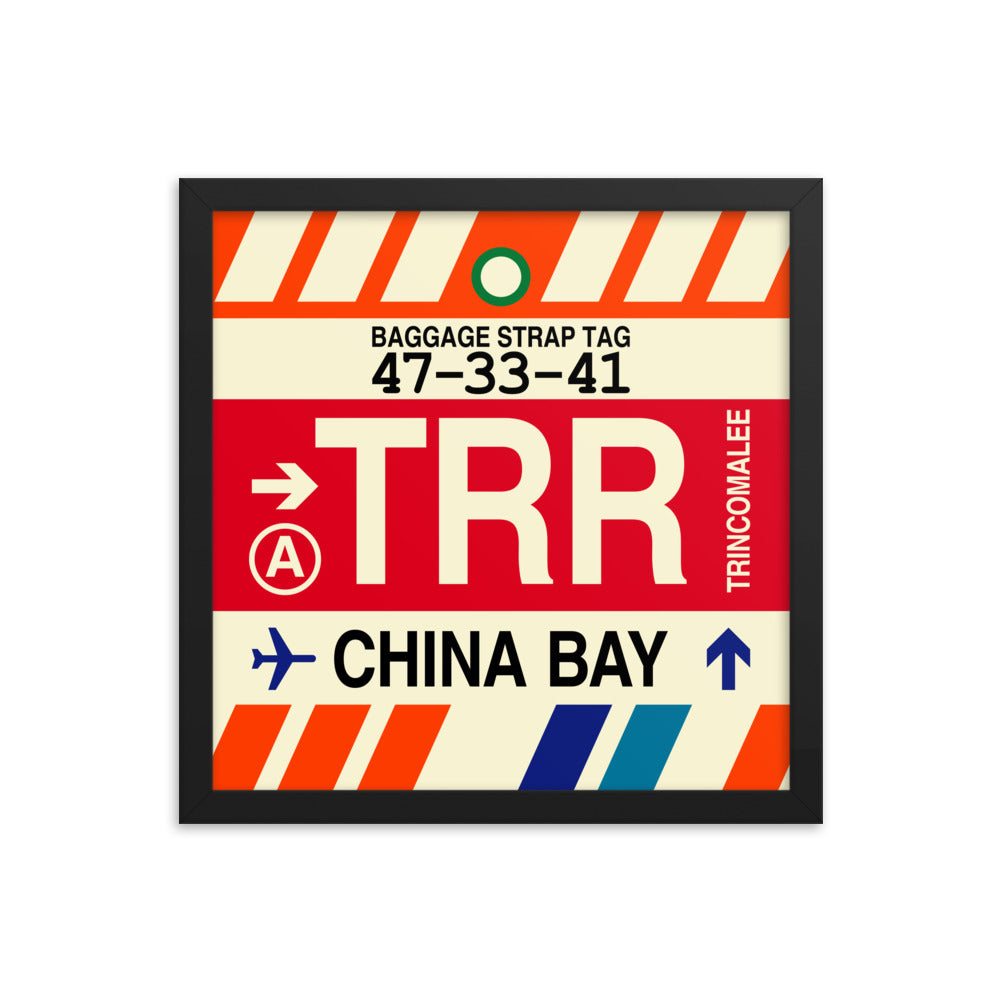 Travel-Themed Framed Print • TRR China Bay Souvenir • YHM Designs - Image 03