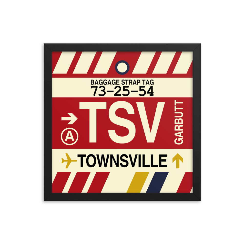 Travel-Themed Framed Print • TSV Townsville • YHM Designs - Image 03