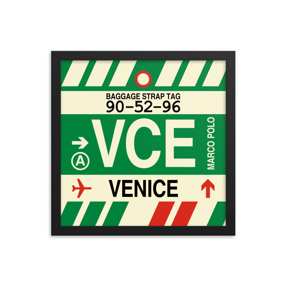 Travel-Themed Framed Print • VCE Venice Souvenir • YHM Designs - Image 03