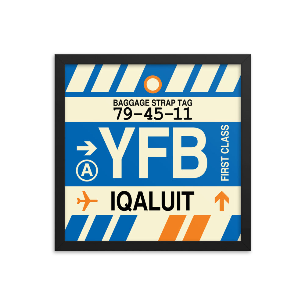 Travel-Themed Framed Print • YFB Iqaluit • YHM Designs - Image 03